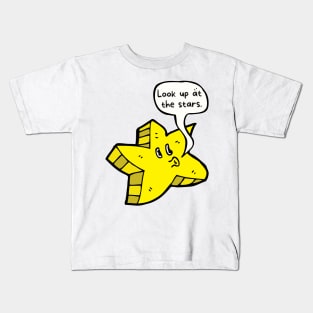 Starboi Look Up At The Stars Kids T-Shirt